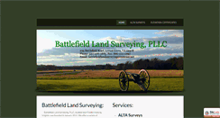 Desktop Screenshot of battlefieldlandsurveying.com